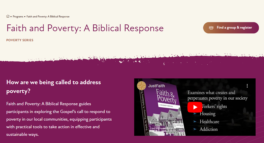 A JUSTFAITH MINISTRIES- La foi et la pauvreté : Une réponse biblique